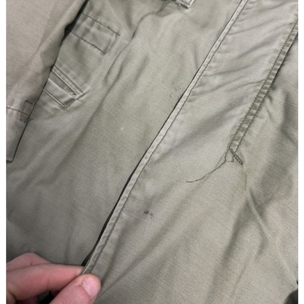 Vintage US Air Force M-65 Field Jacket Olive Drab Military Utility Coat Mens XL - Picture 3 of 9